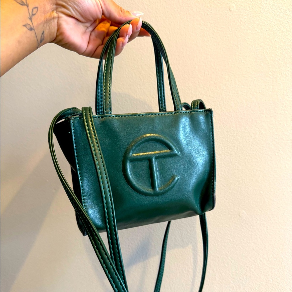 Telfar Green Crossbody Bag